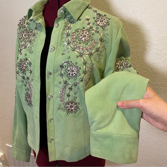 Double D Ranch Jackets & Coats Doubled D Ranch Yoakum Texas Mint